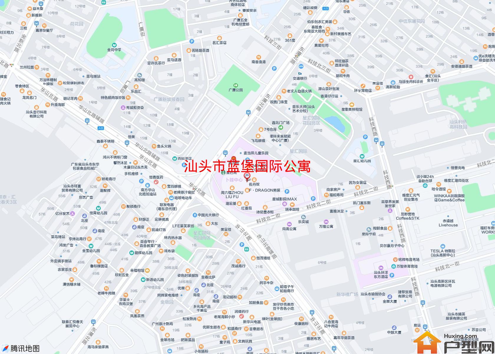 蓝堡国际公寓小区 - 户型网