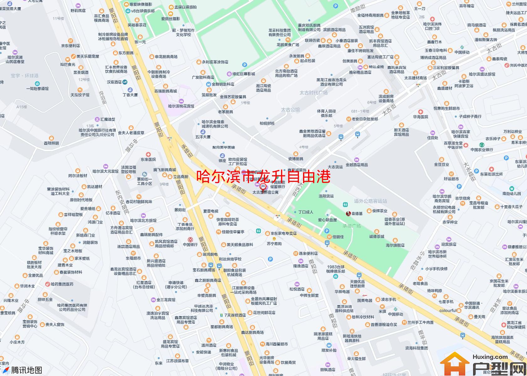 龙升自由港小区 - 户型网