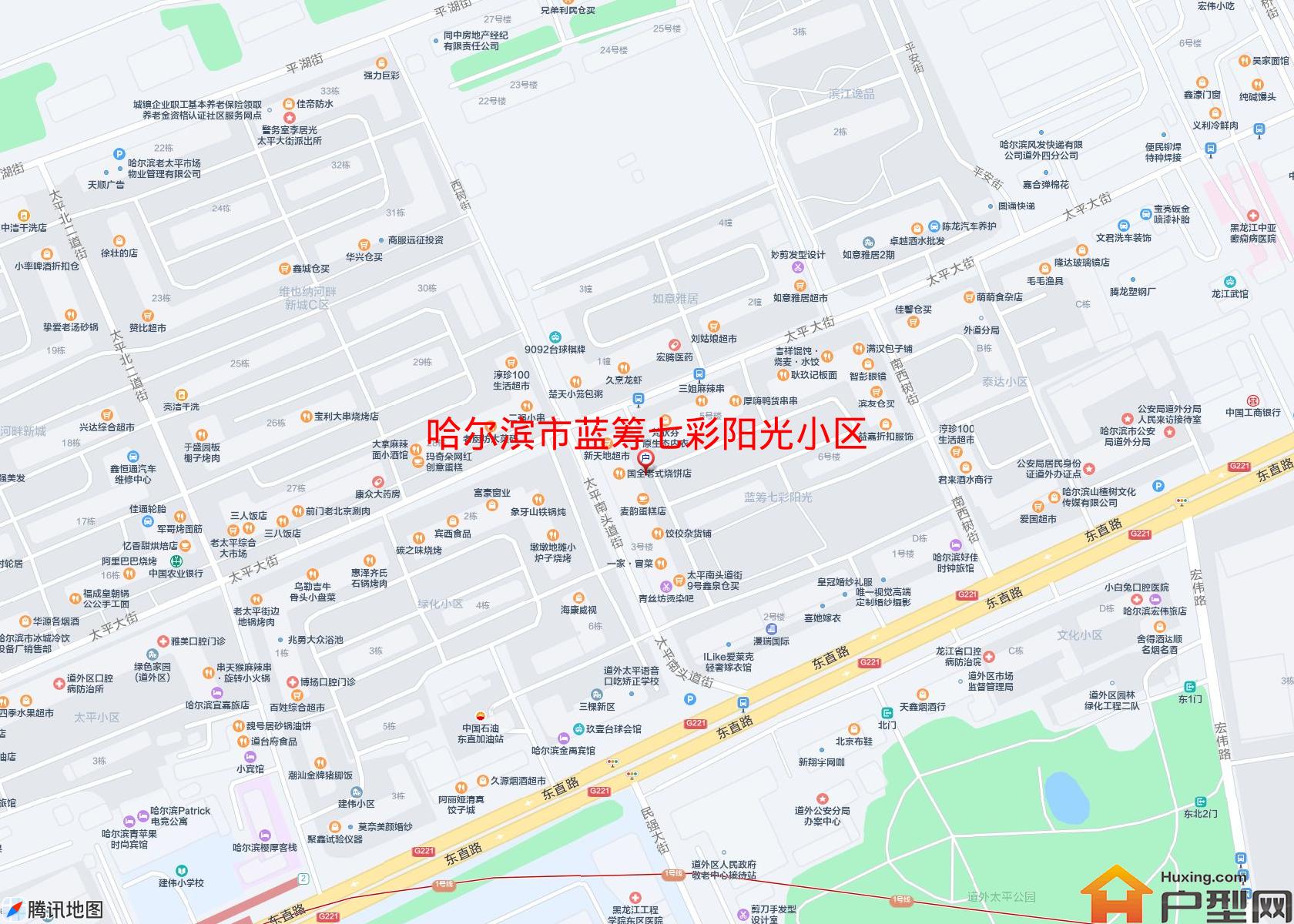 蓝筹七彩阳光小区小区 - 户型网