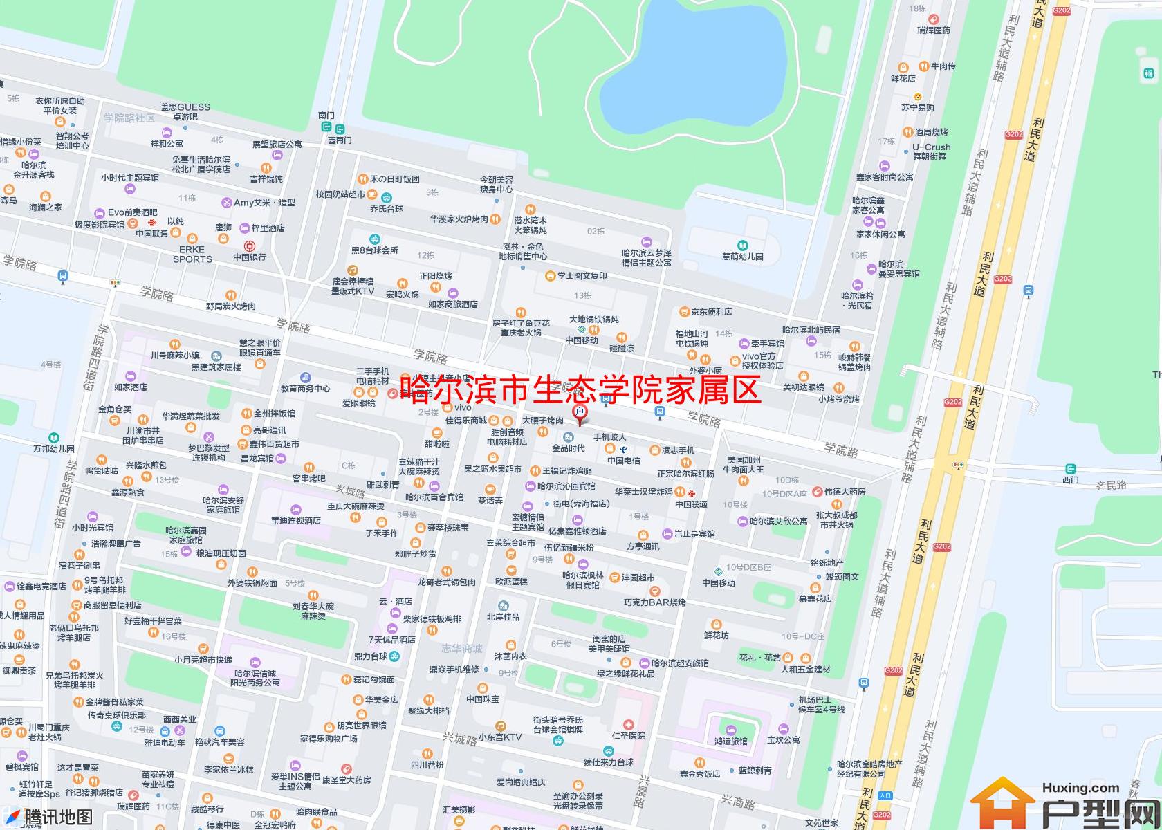 生态学院家属区小区 - 户型网