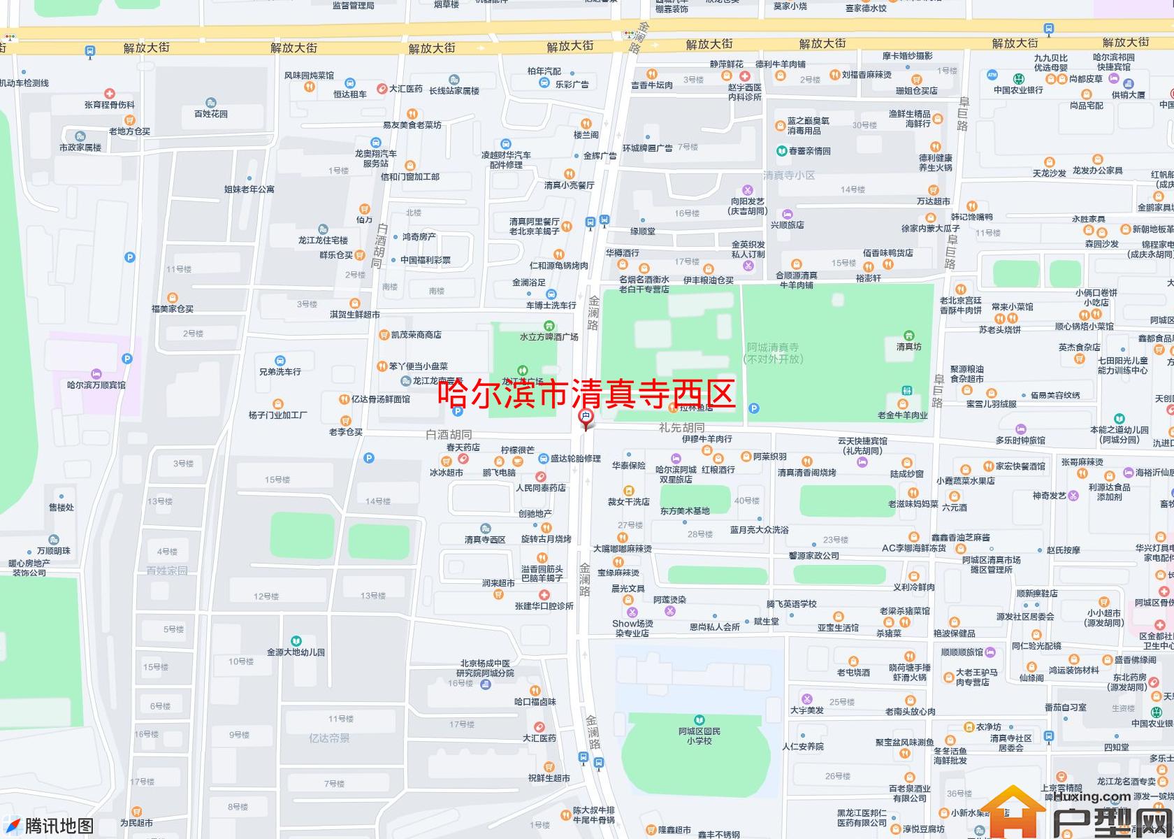 清真寺西区小区 - 户型网