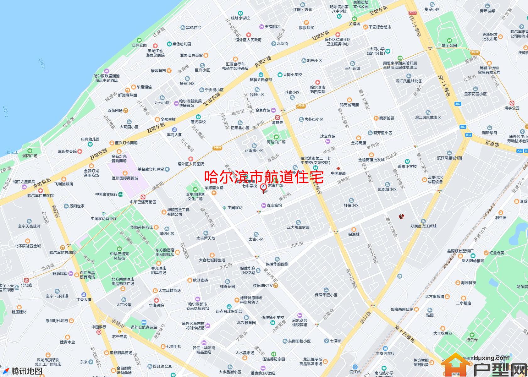 航道住宅小区 - 户型网
