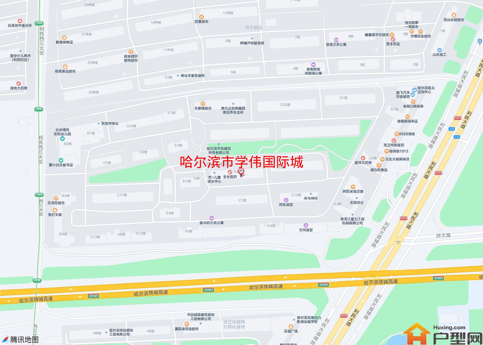 学伟国际城小区 - 户型网