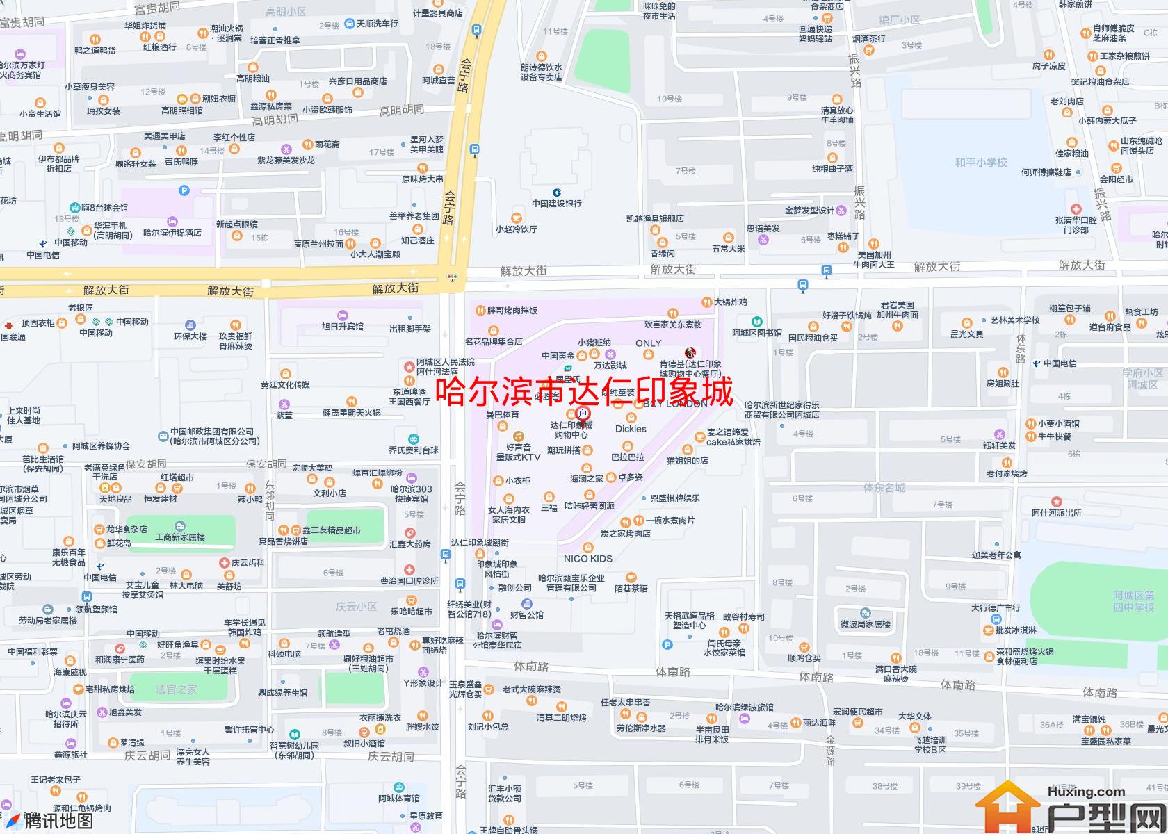 达仁印象城小区 - 户型网