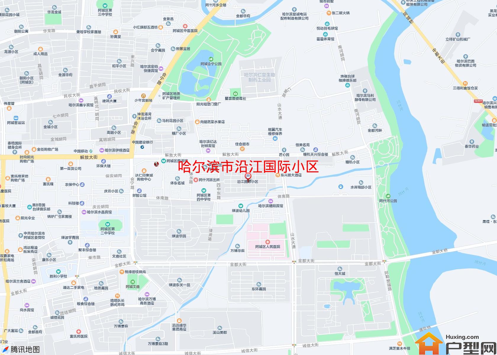 沿江国际小区小区 - 户型网