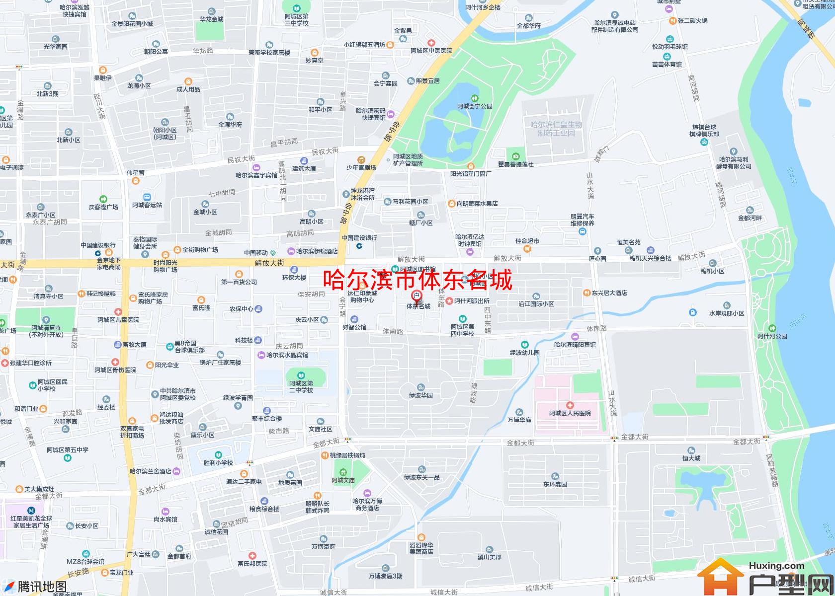 体东名城小区 - 户型网