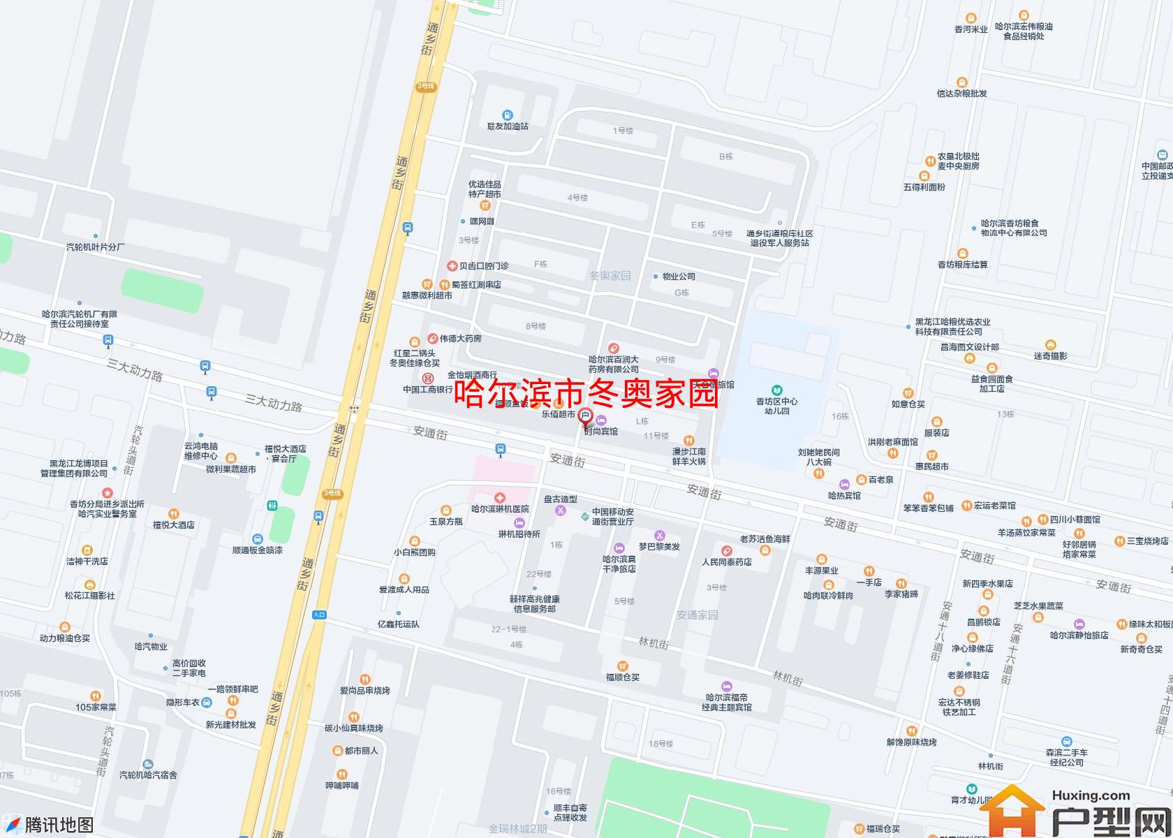 冬奥家园小区 - 户型网