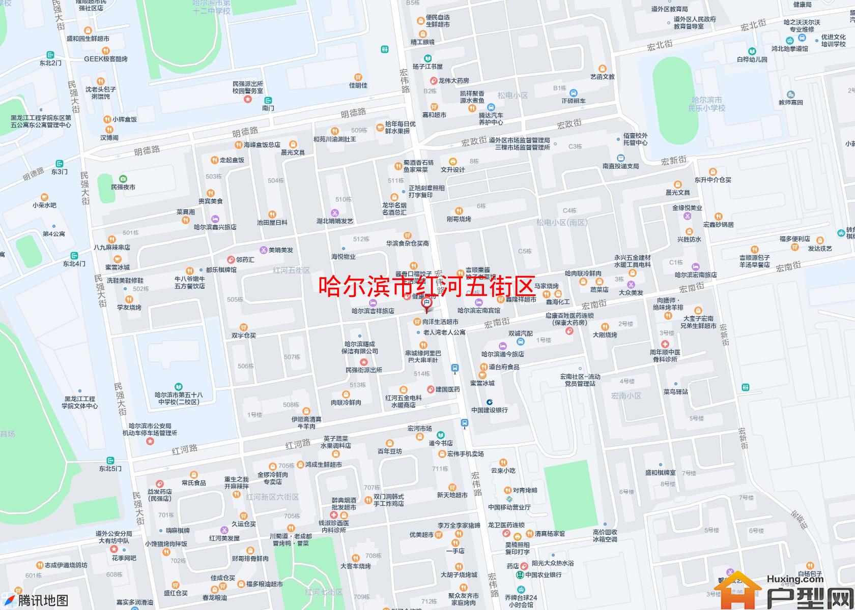 红河五街区小区 - 户型网 红河五街区小区 - 户型网