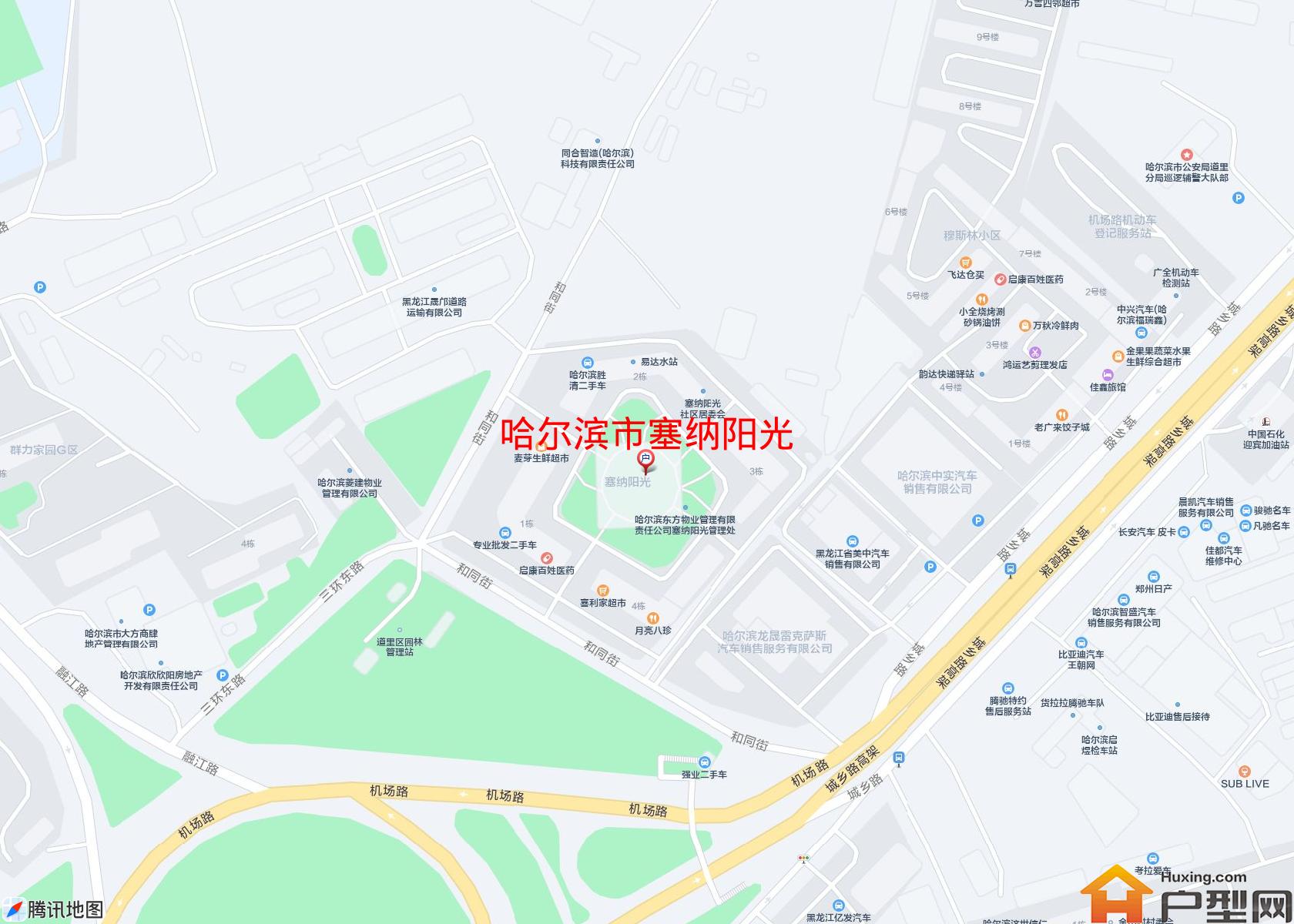 塞纳阳光小区 - 户型网