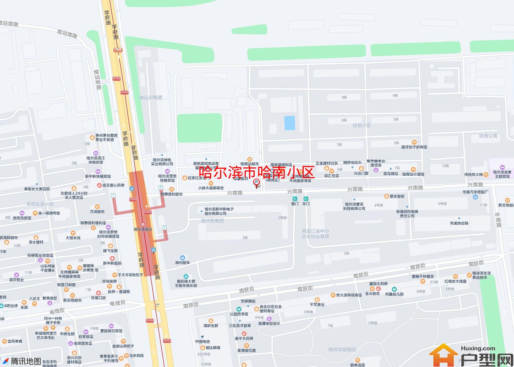 哈南小区小区 - 户型网