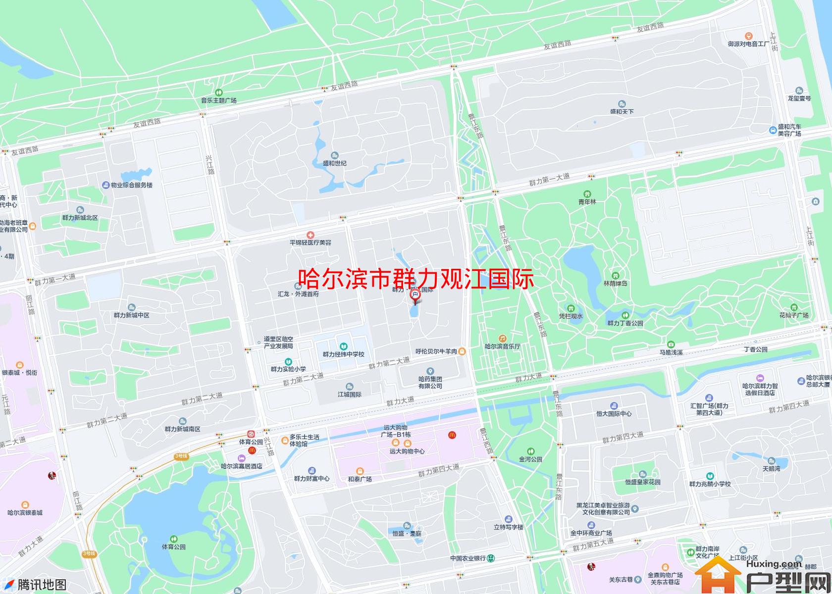 群力观江国际小区 - 户型网 群力观江国际小区 - 户型网