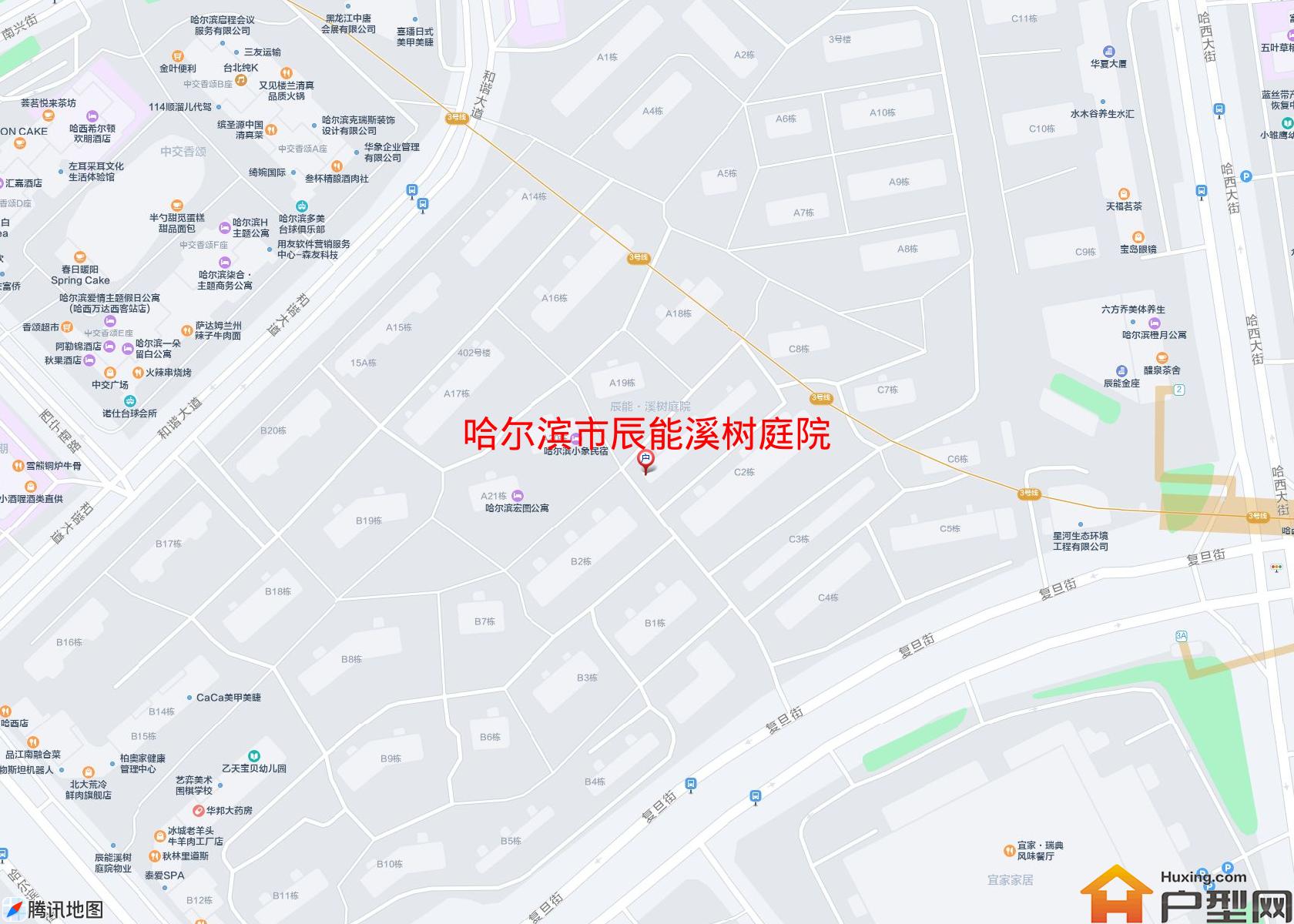 辰能溪树庭院小区 - 户型网