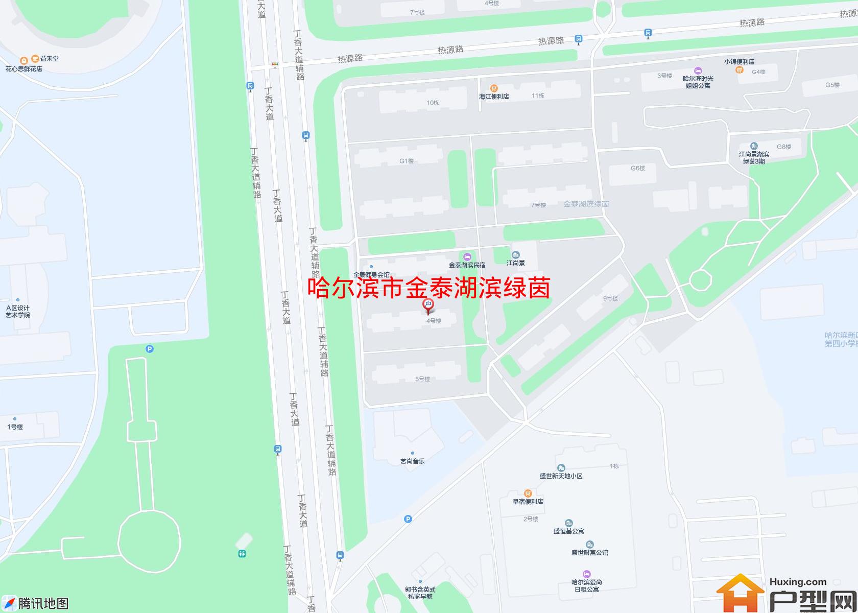 金泰湖滨绿茵小区 - 户型网