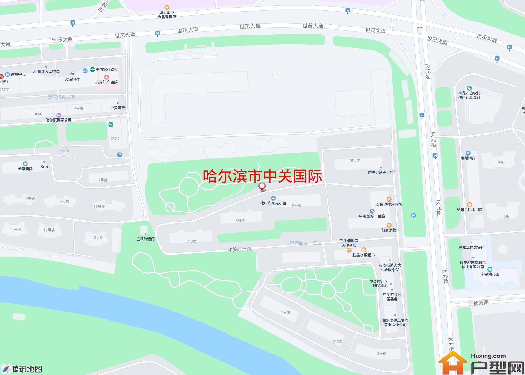 中关国际小区 - 户型网