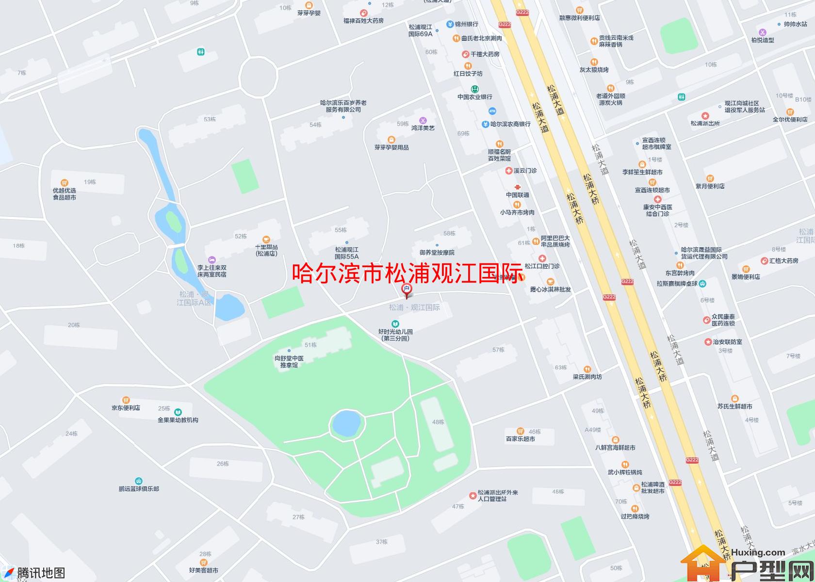 松浦观江国际小区 - 户型网