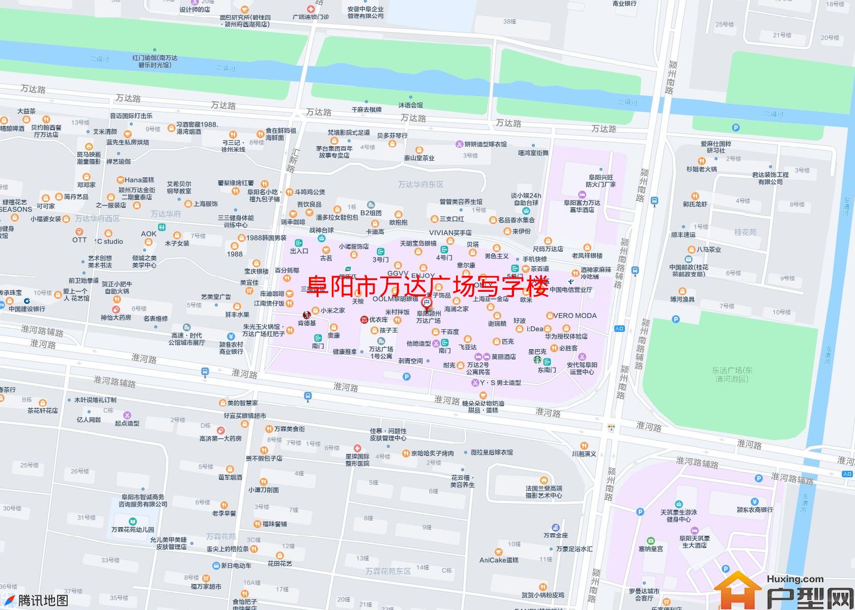 万达广场写字楼小区 - 户型网