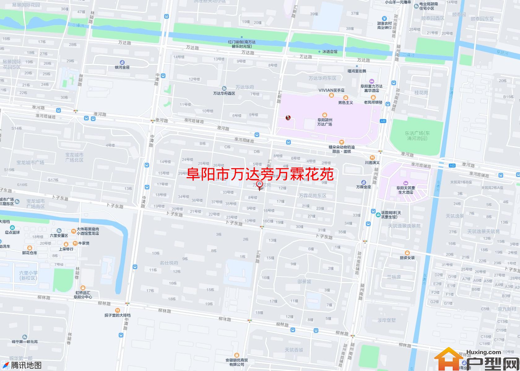 万达旁万霖花苑小区 - 户型网