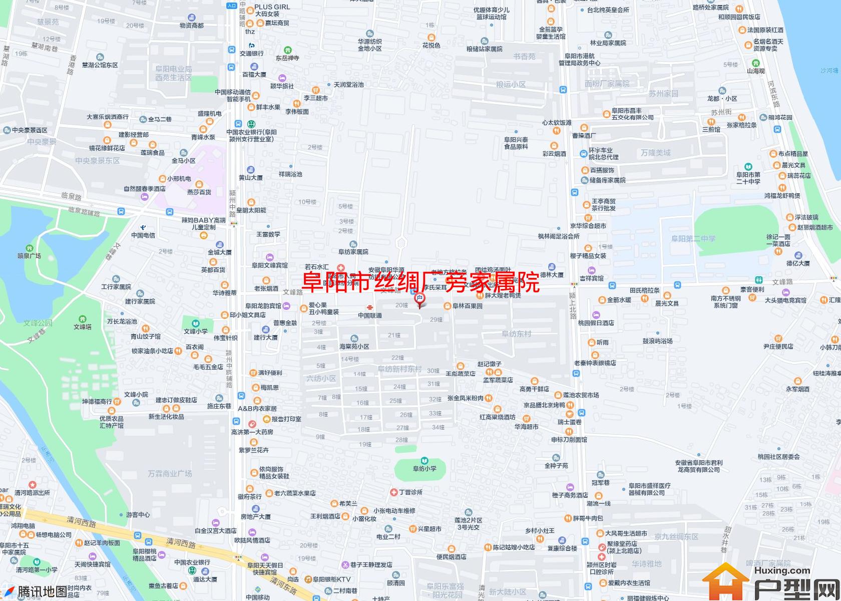 丝绸厂旁家属院小区 - 户型网