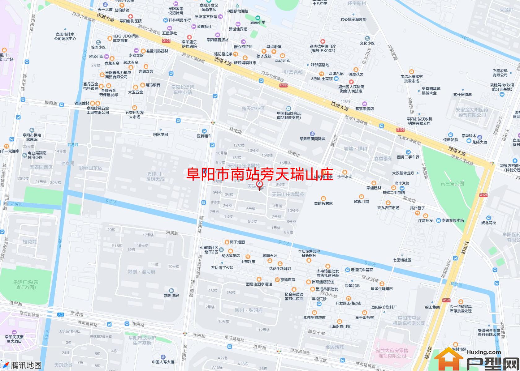 南站旁天瑞山庄小区 - 户型网