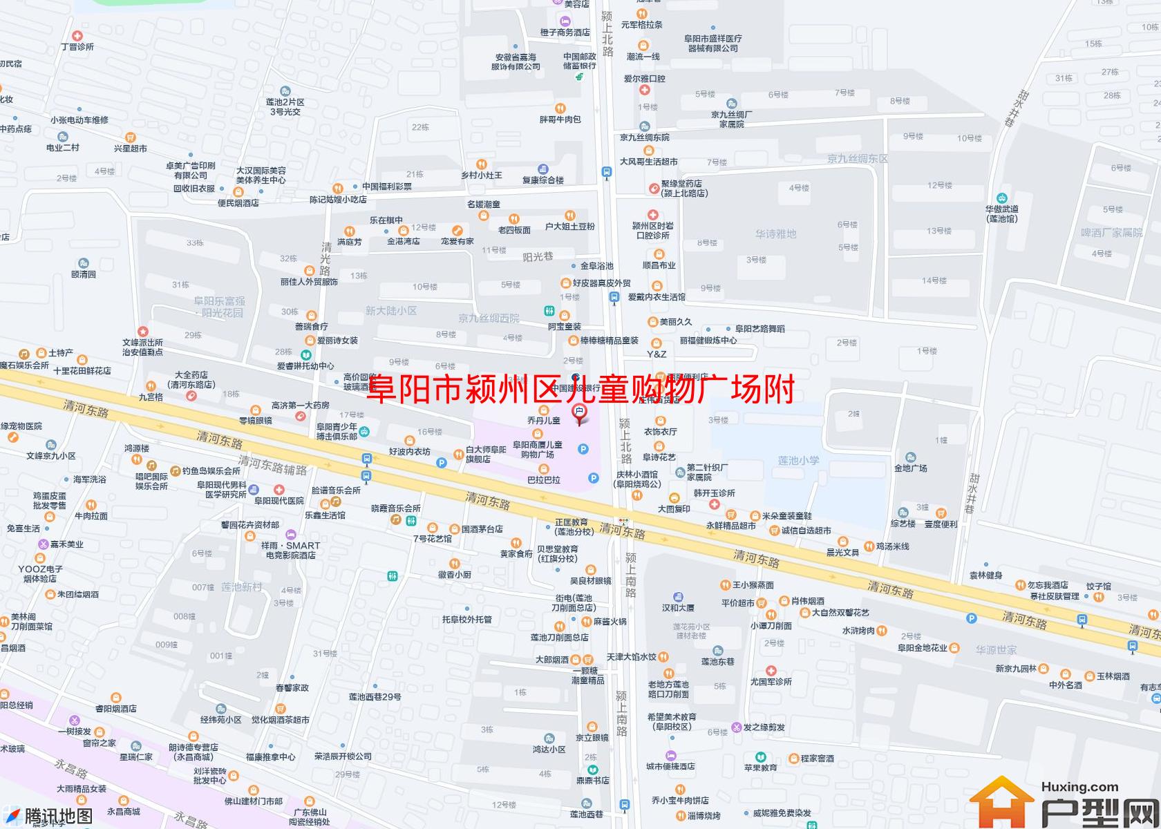 颍州区儿童购物广场附小区 - 户型网
