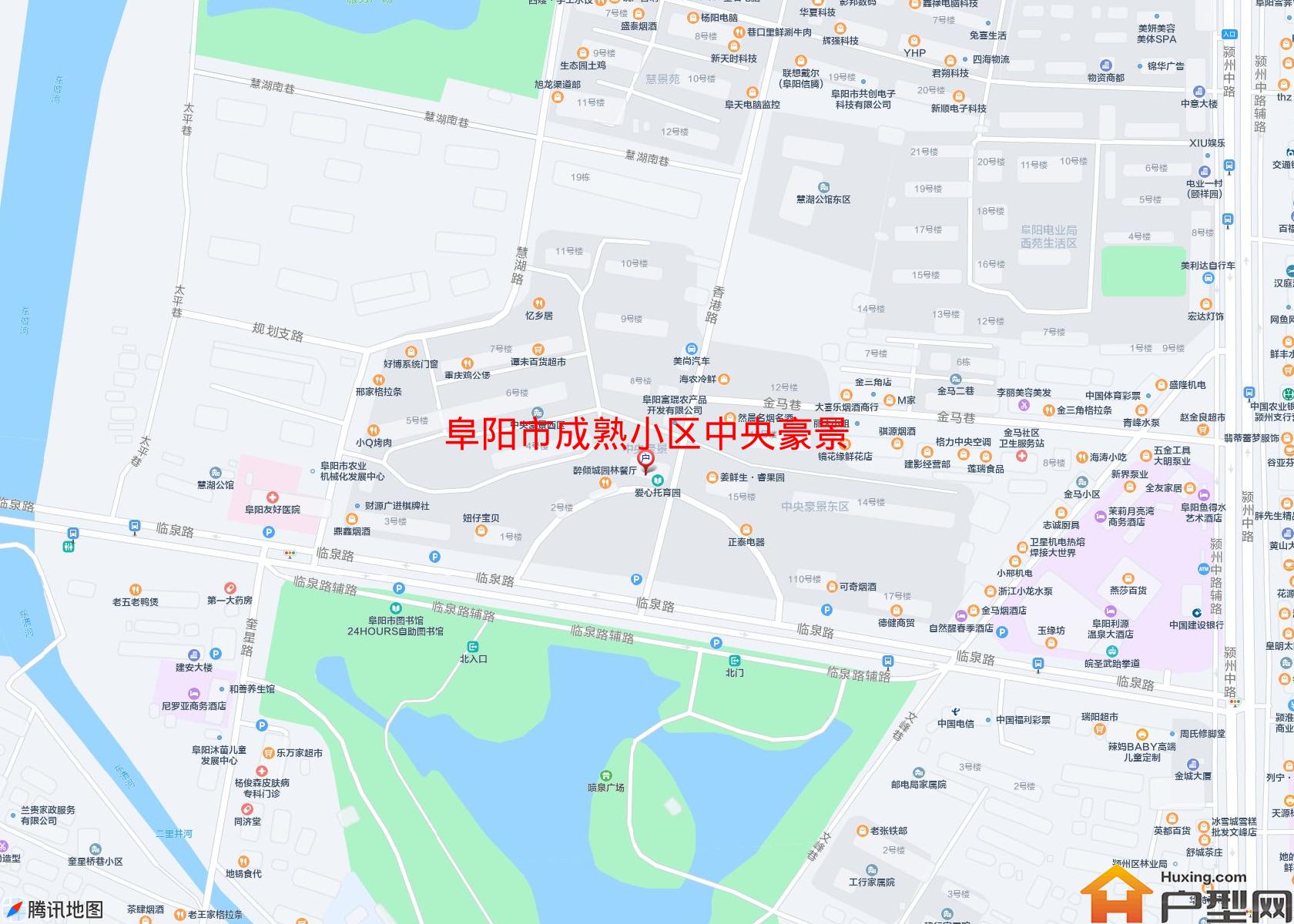 成熟小区中央豪景小区 - 户型网