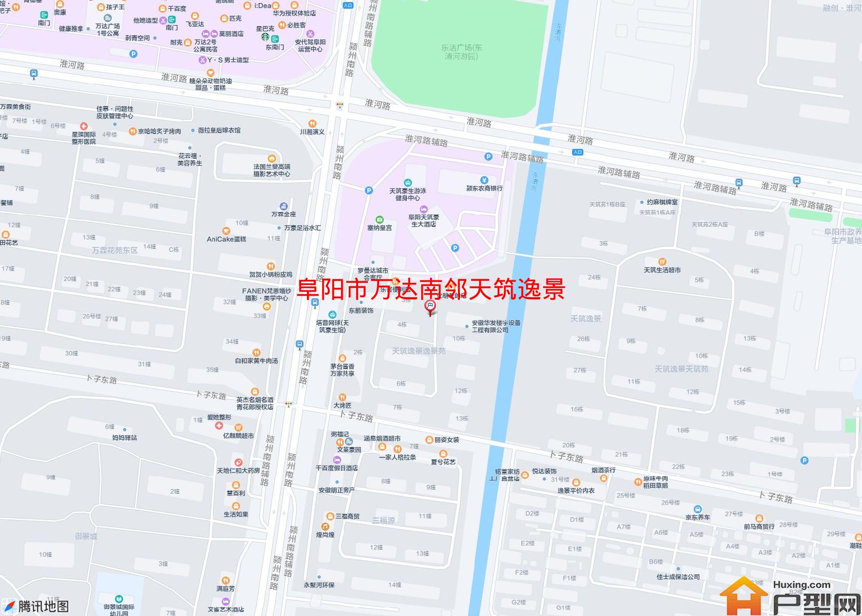 万达南邻天筑逸景小区 - 户型网