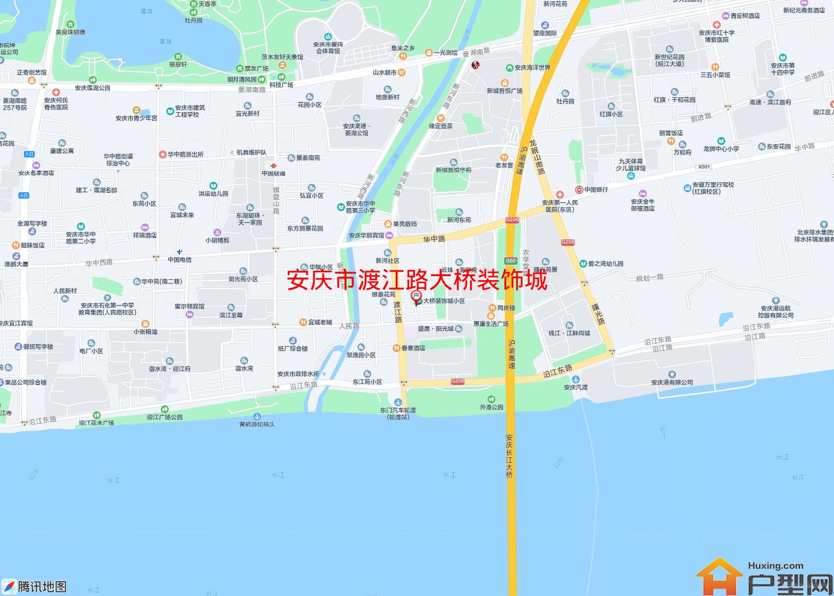 渡江路大桥装饰城小区 - 户型网