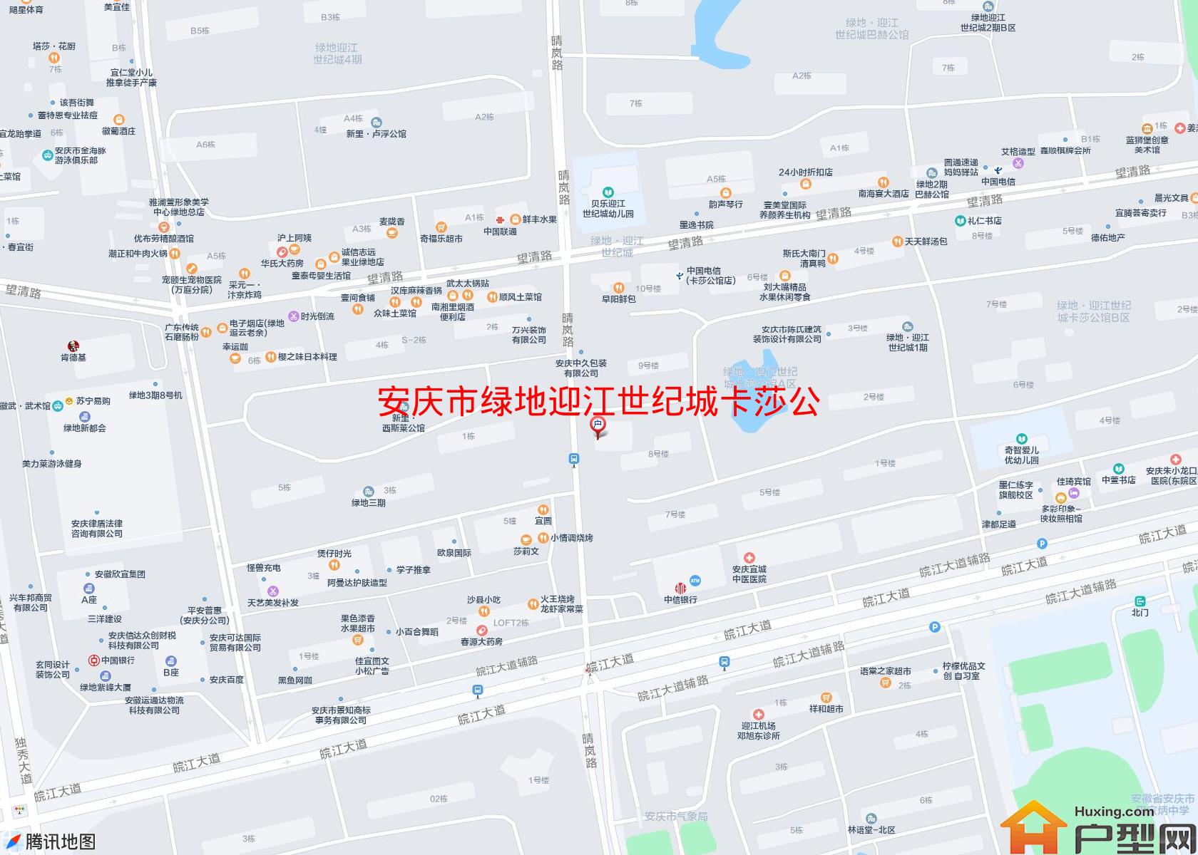 绿地迎江世纪城卡莎公小区 - 户型网