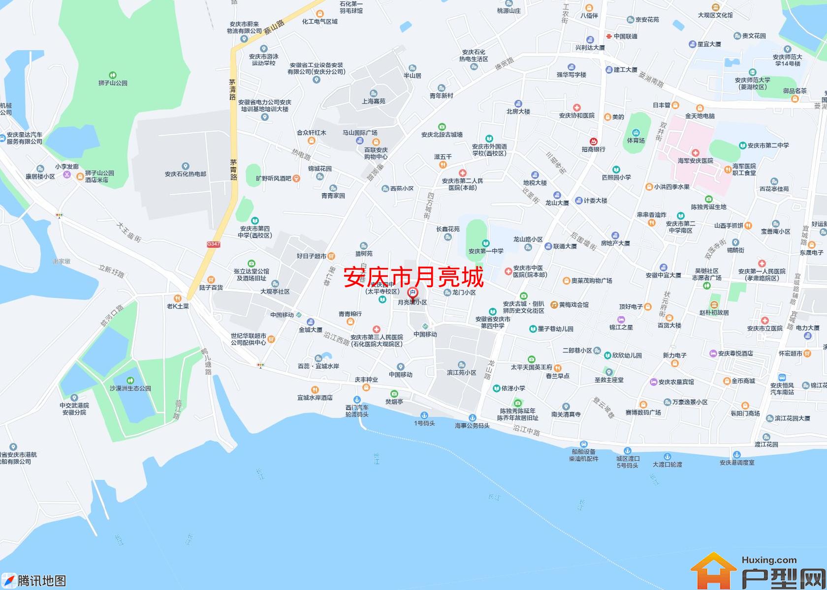 月亮城小区 - 户型网