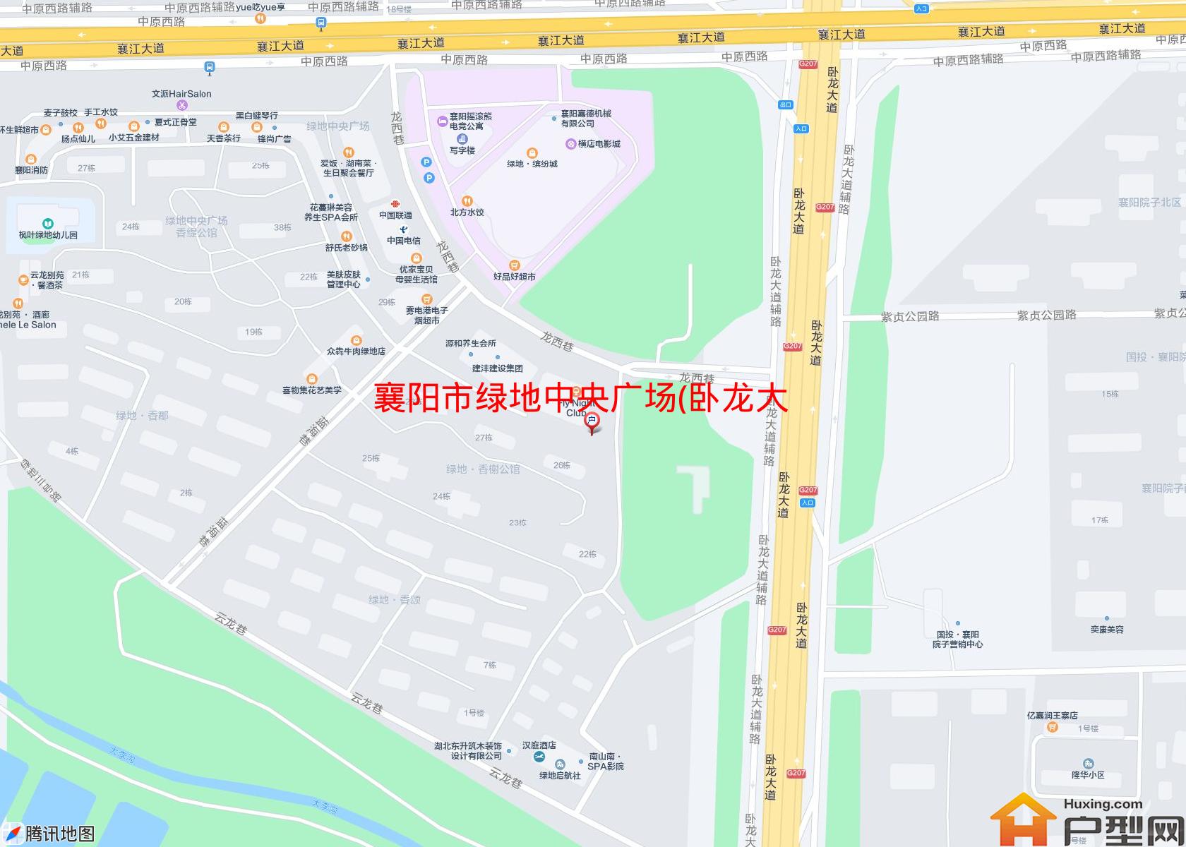 绿地中央广场(卧龙大道)小区 - 户型网