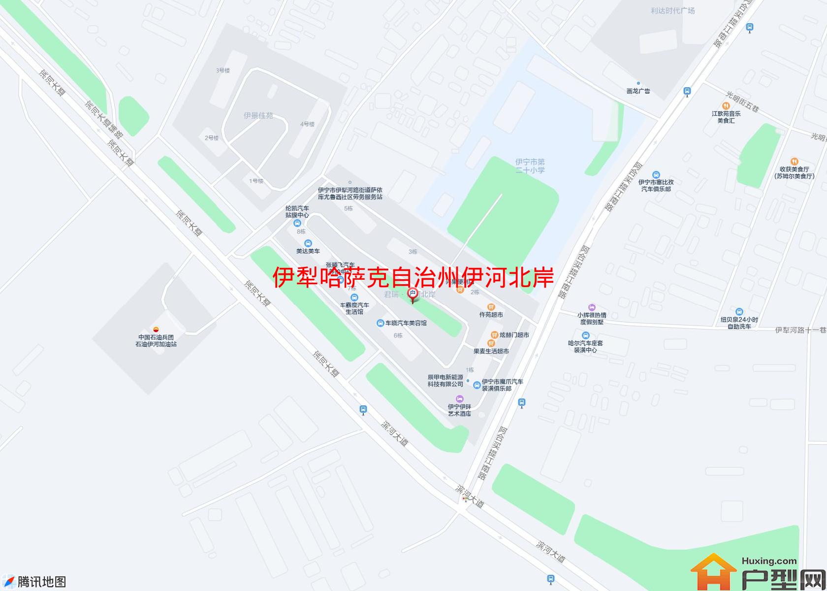 伊河北岸小区 - 户型网