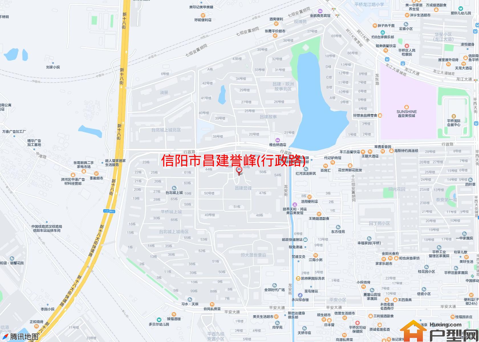昌建誉峰(行政路)小区 - 户型网