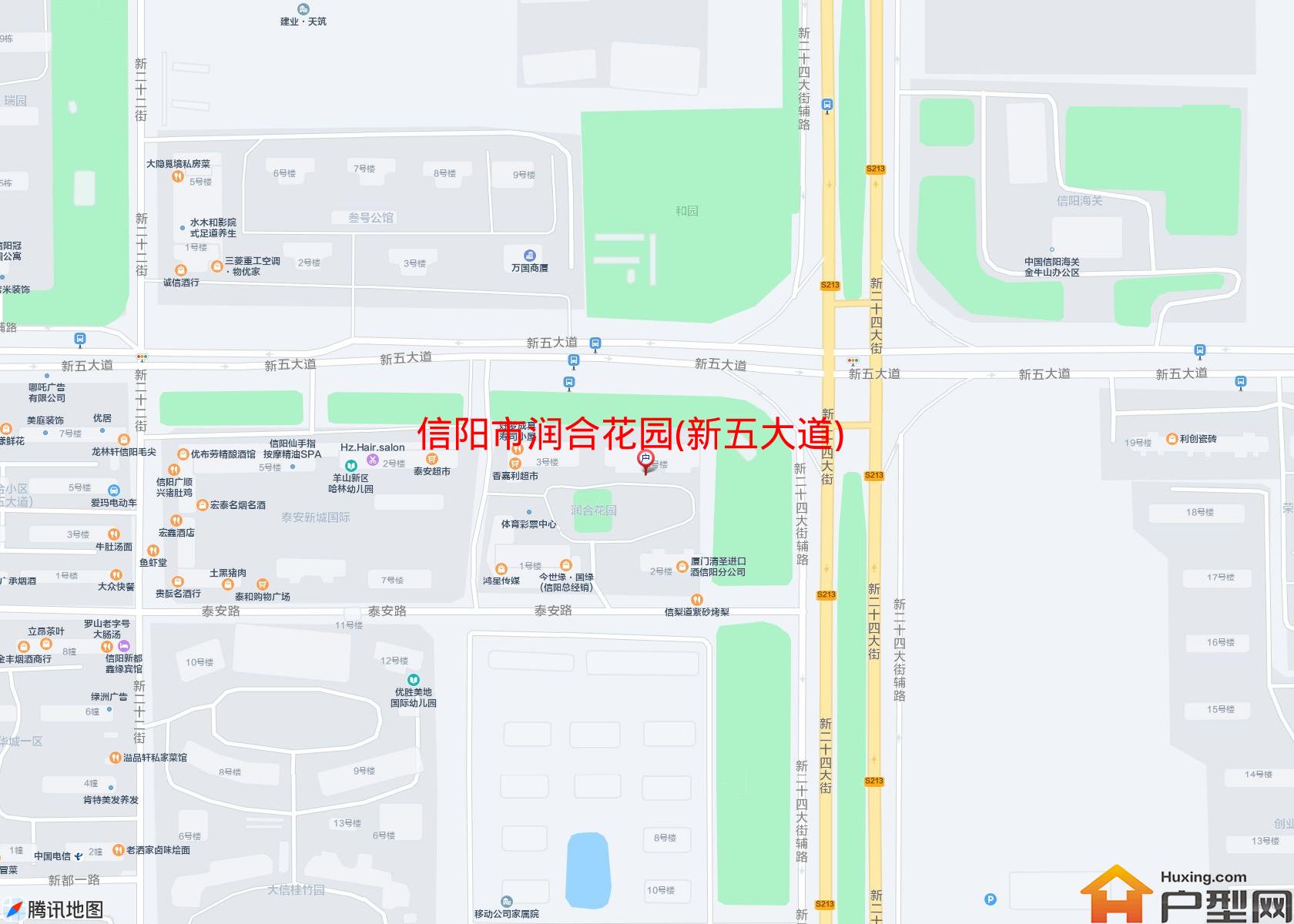 润合花园(新五大道)小区 - 户型网