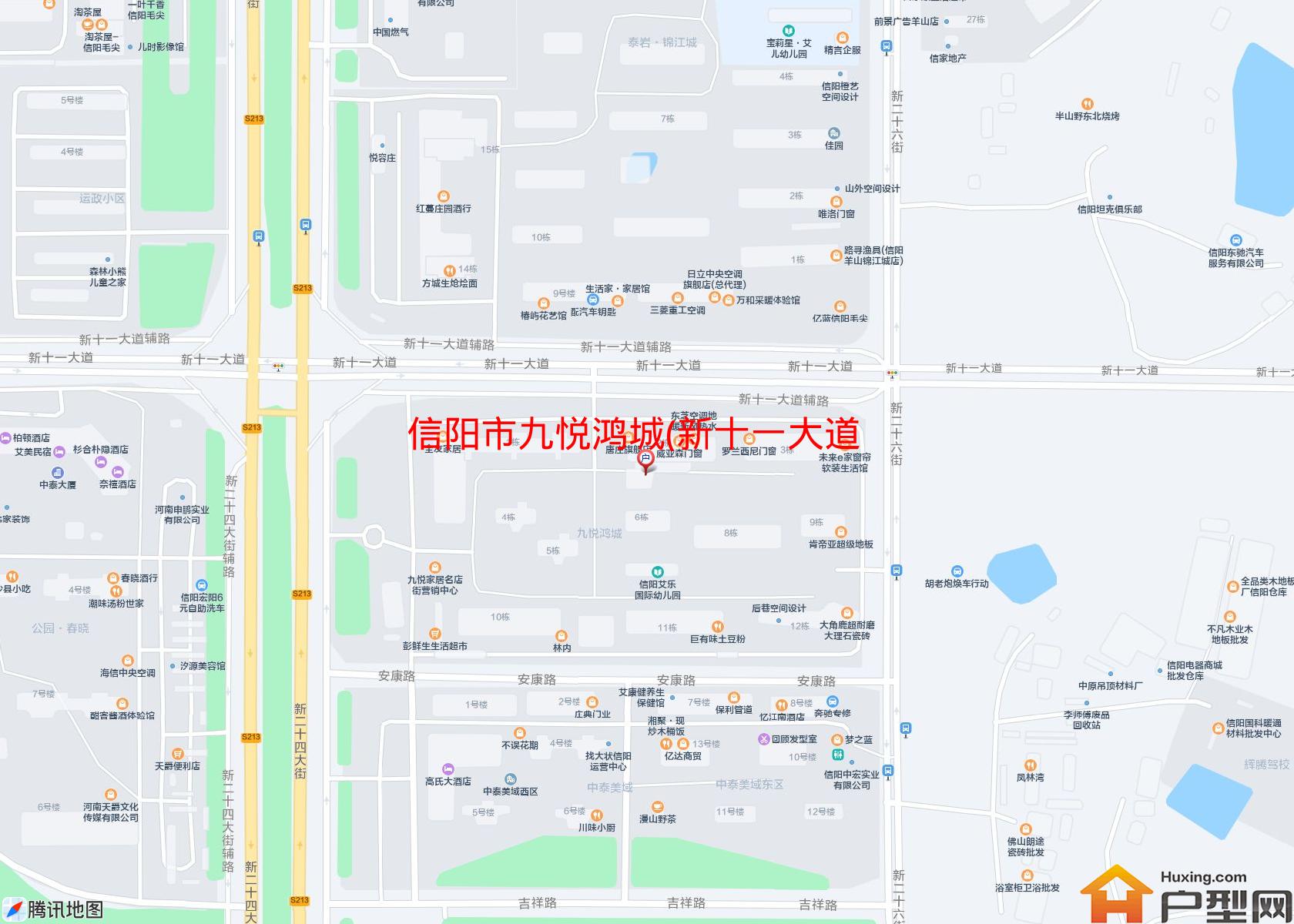 九悦鸿城(新十一大道)小区 - 户型网