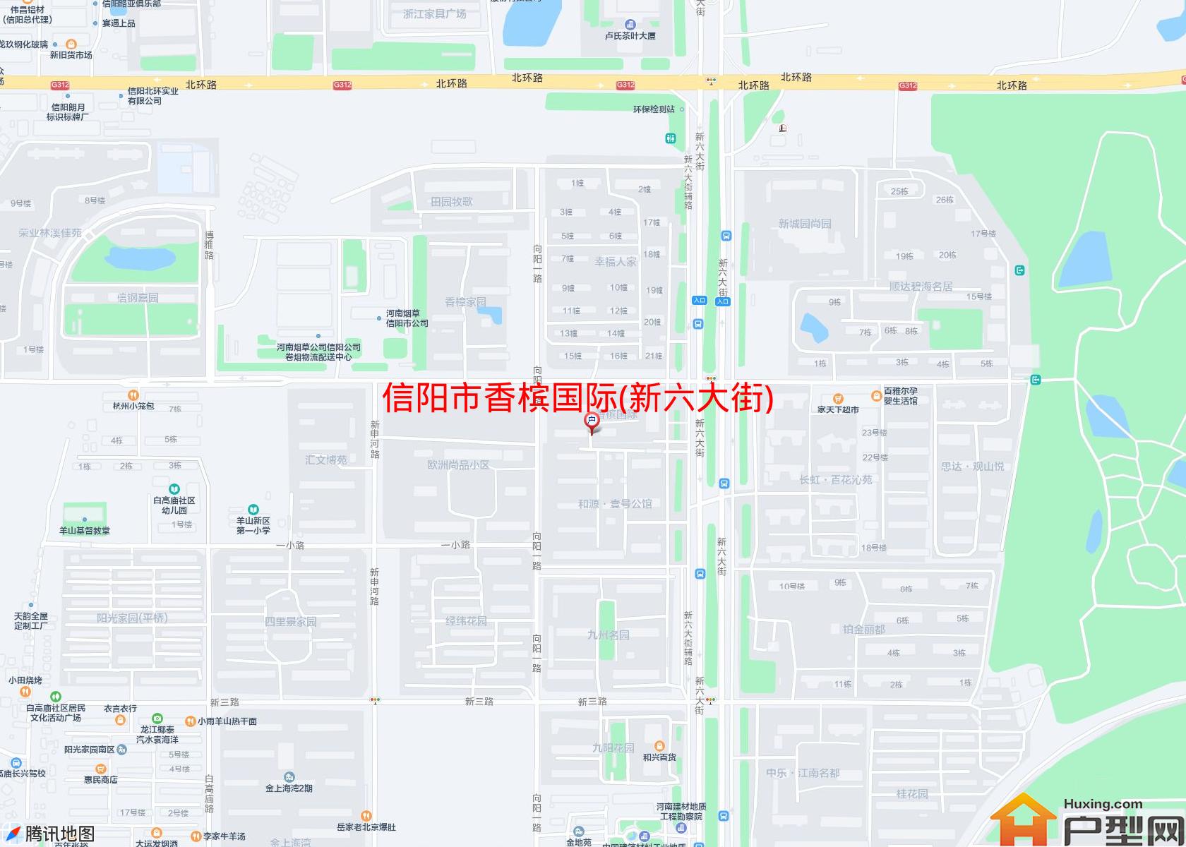 香槟国际(新六大街)小区 - 户型网