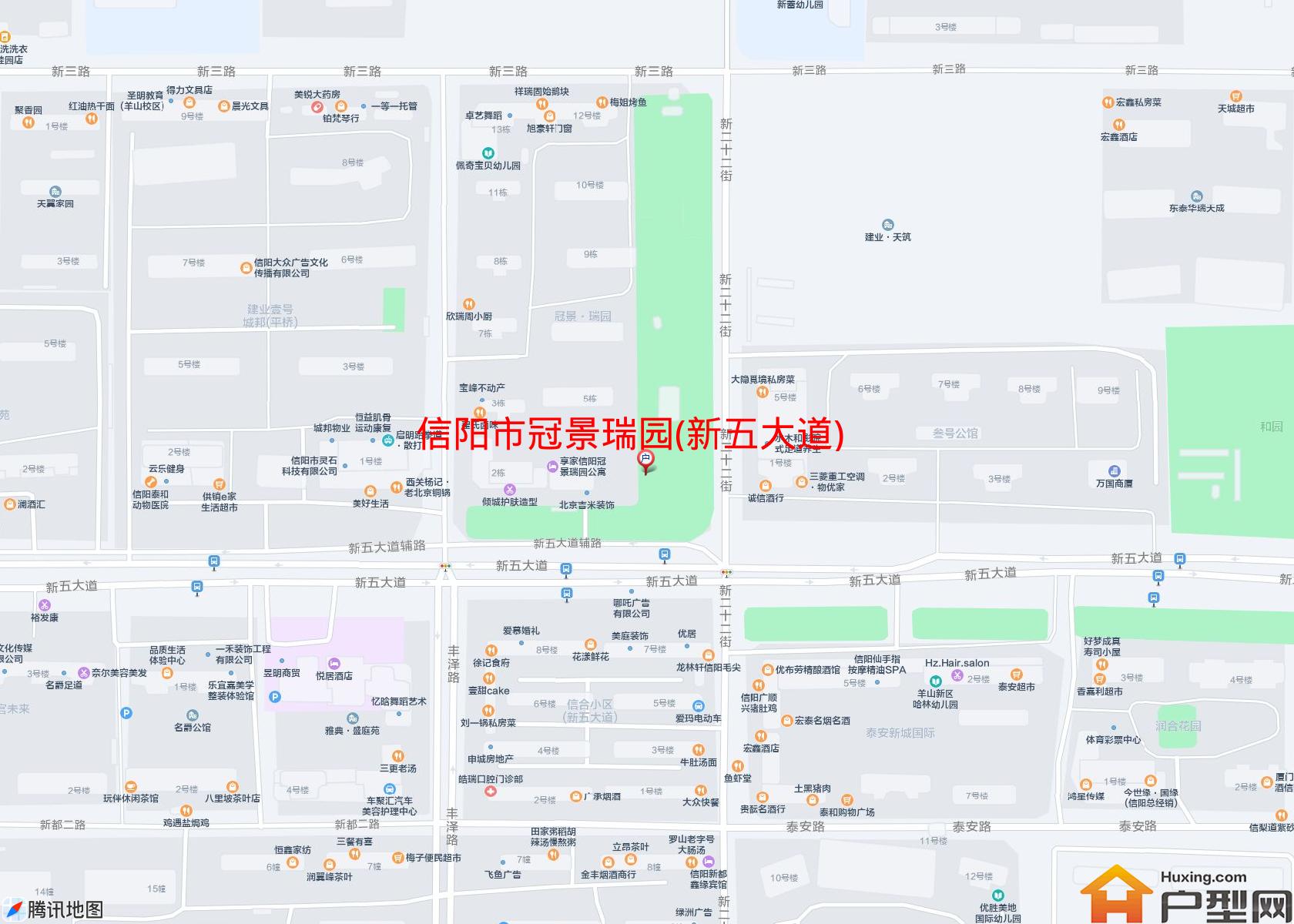冠景瑞园(新五大道)小区 - 户型网