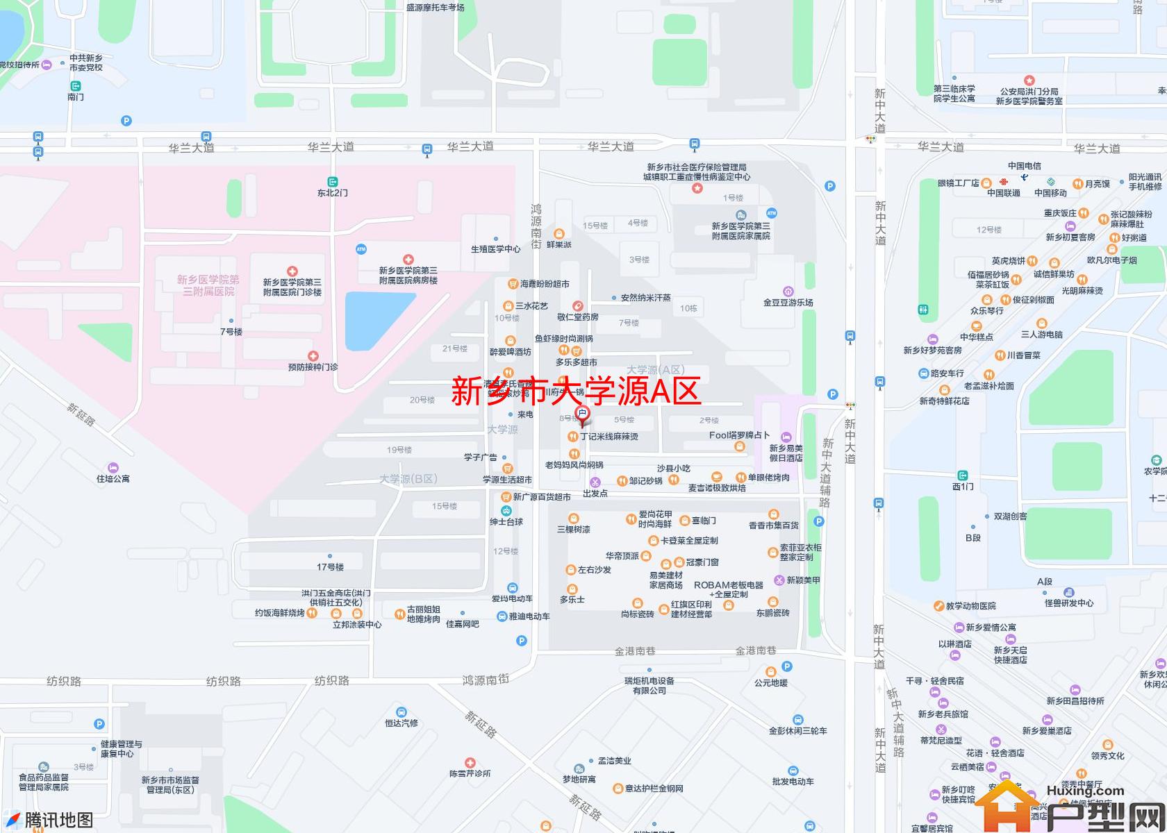 大学源A区小区 - 户型网