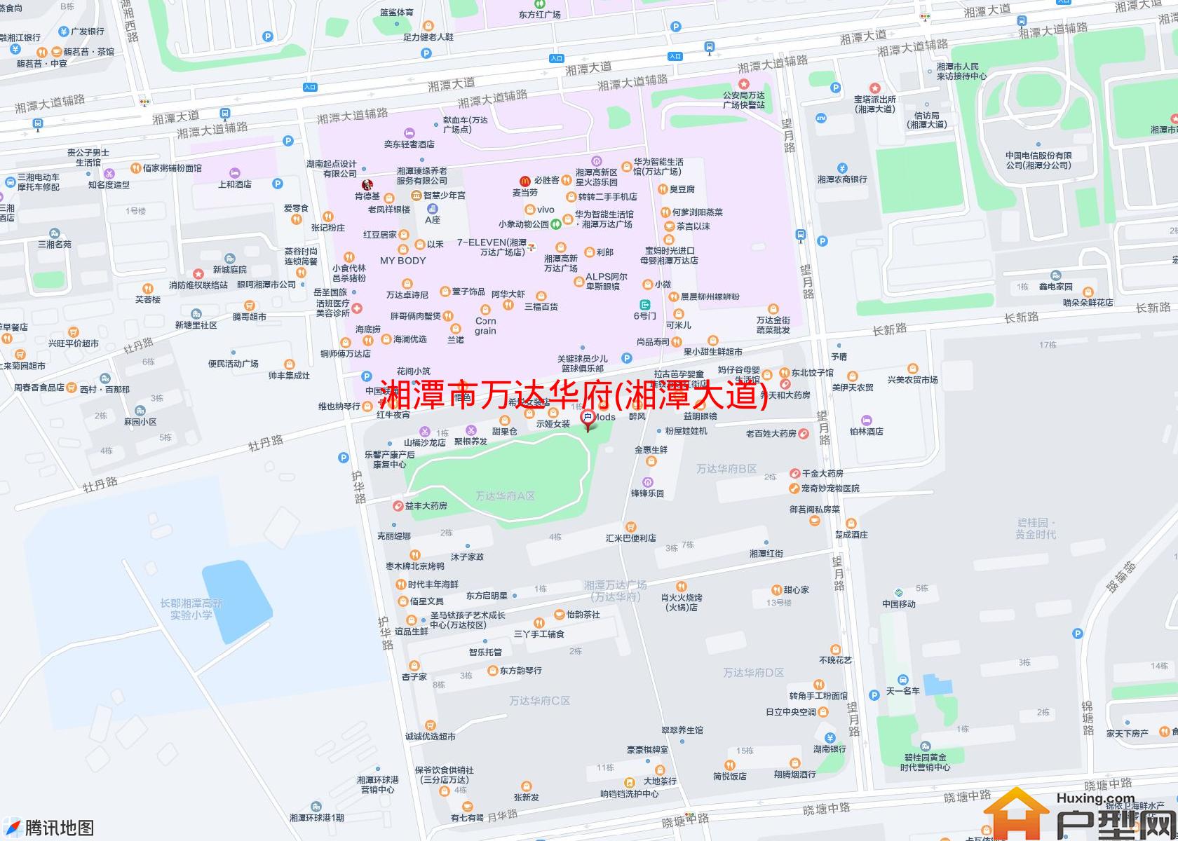 万达华府(湘潭大道)小区 - 户型网