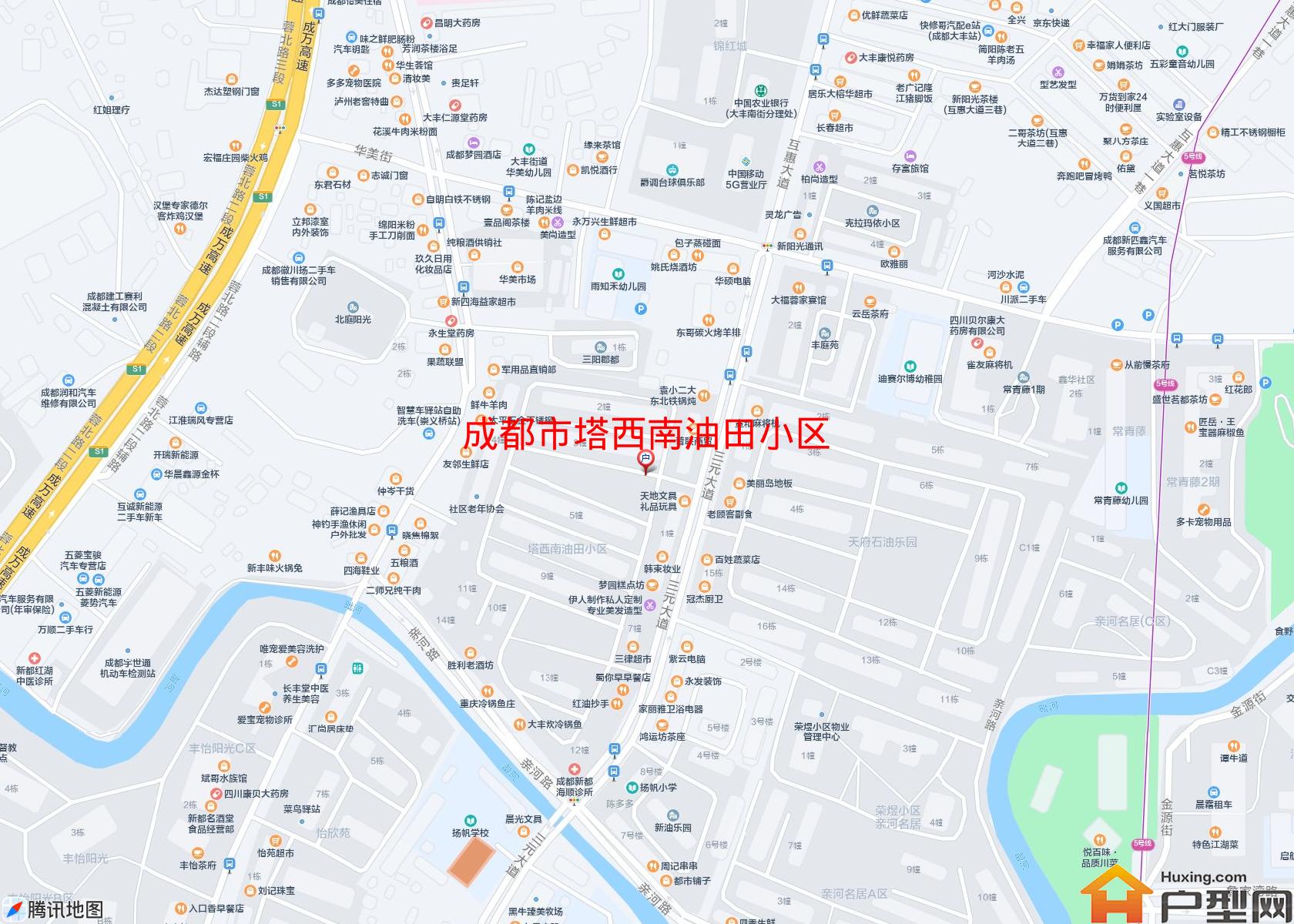 塔西南油田小区小区 - 户型网