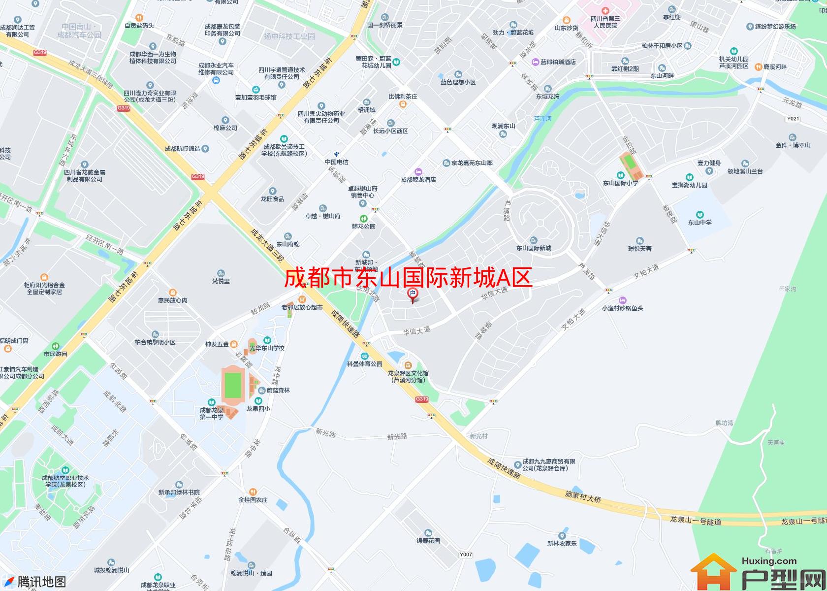 东山国际新城A区小区 - 户型网