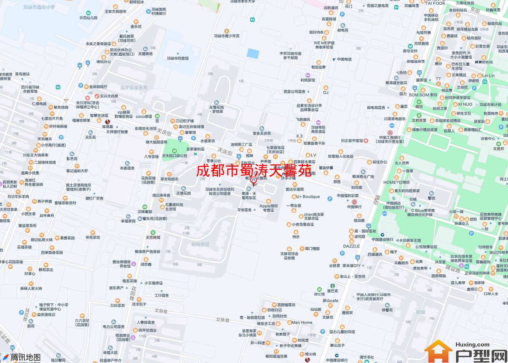 蜀涛天馨苑小区 - 户型网