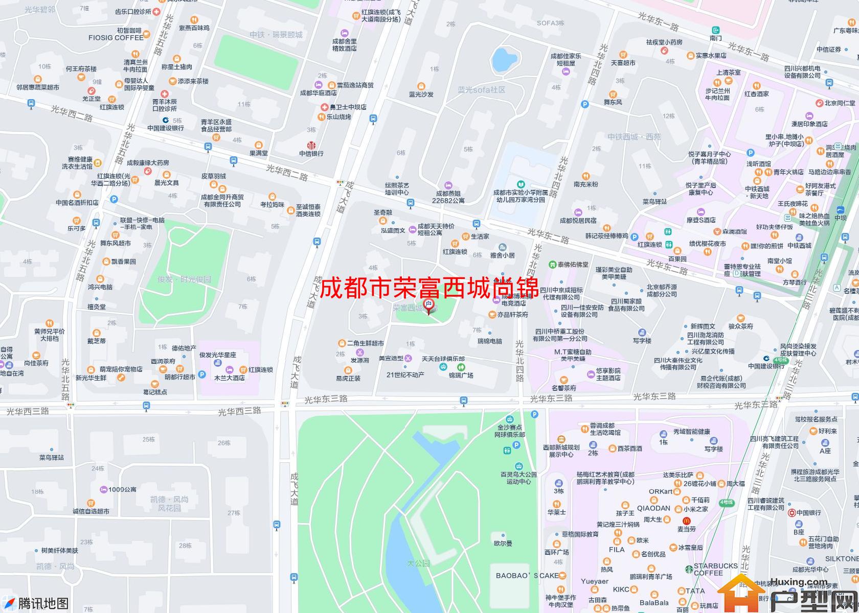 荣富西城尚锦小区 - 户型网