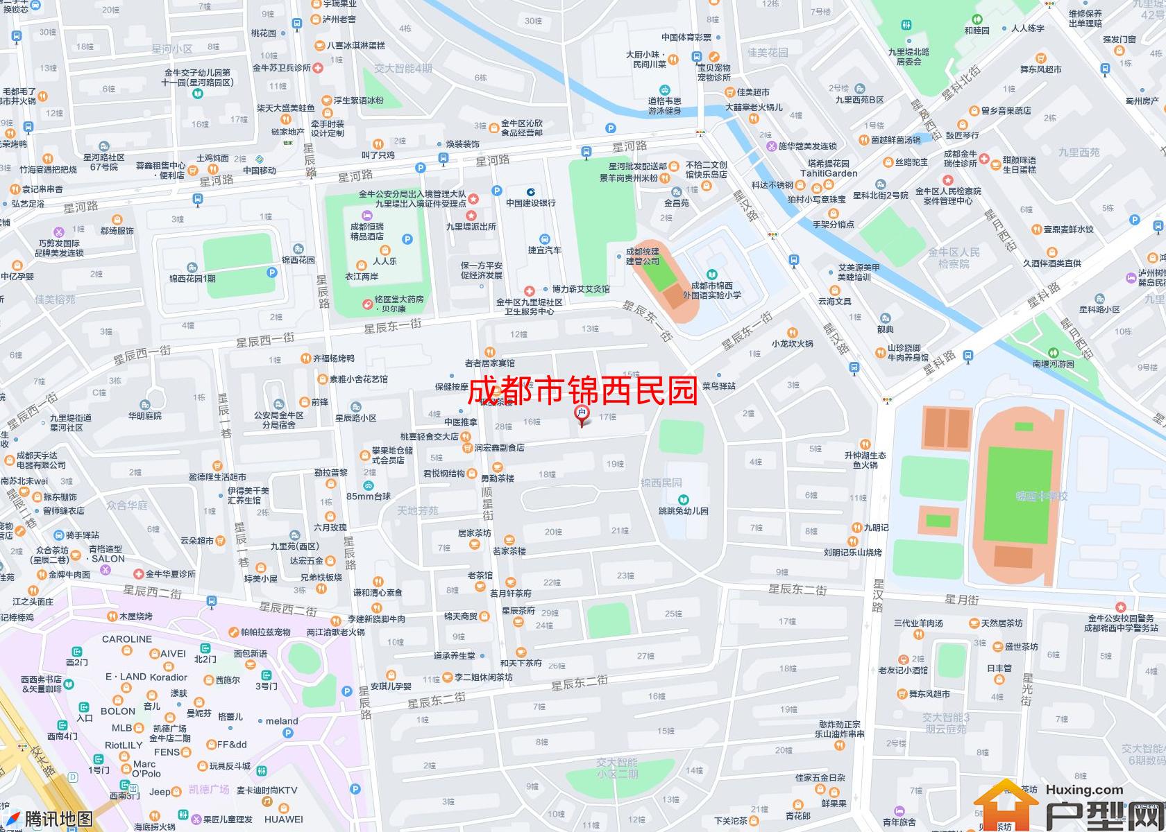 锦西民园小区 - 户型网