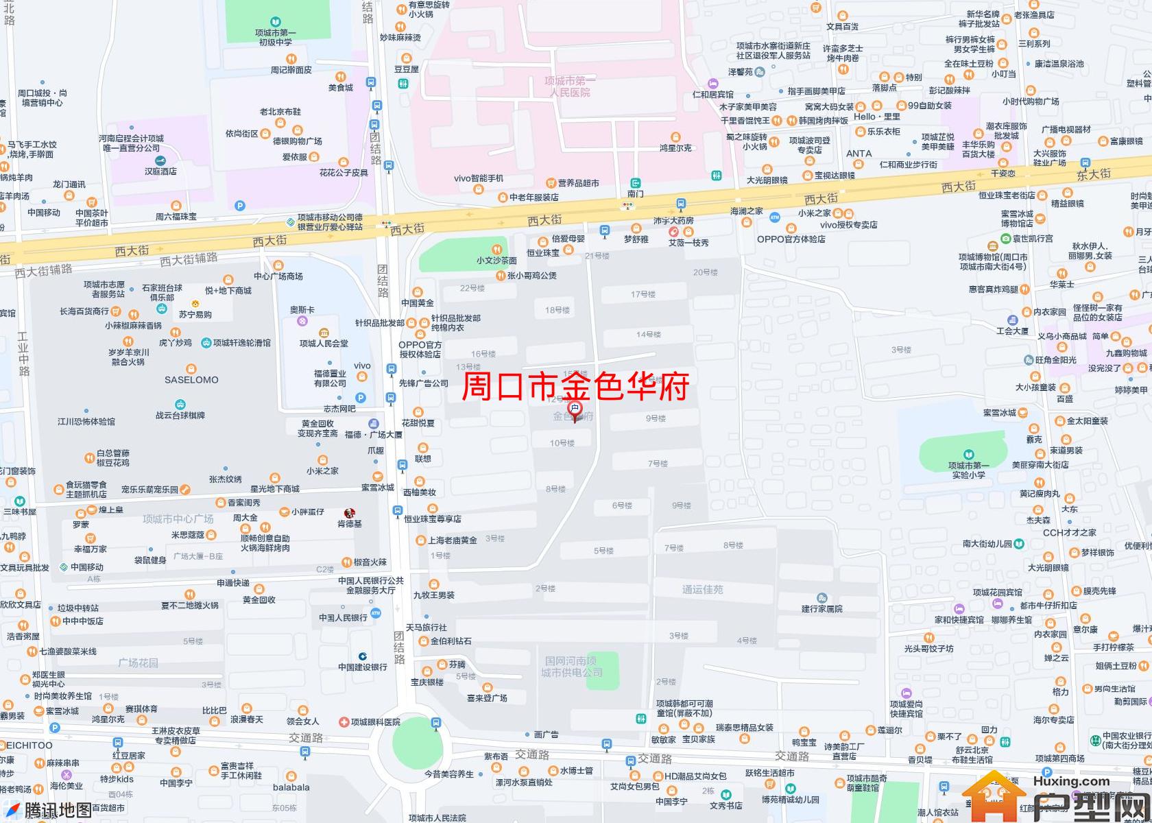 金色华府小区 - 户型网