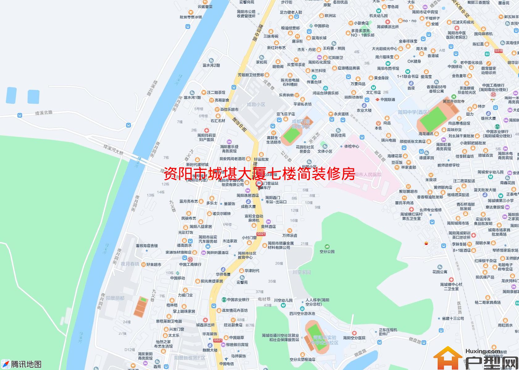 城堪大厦七楼简装修房出租小区 - 户型网