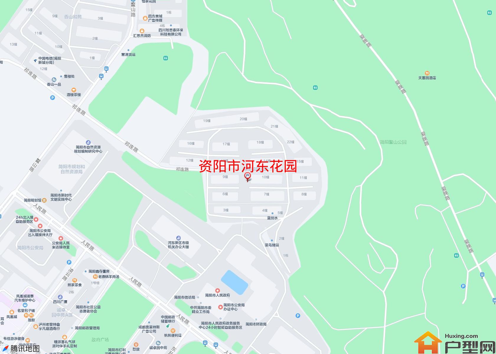 河东花园小区 - 户型网