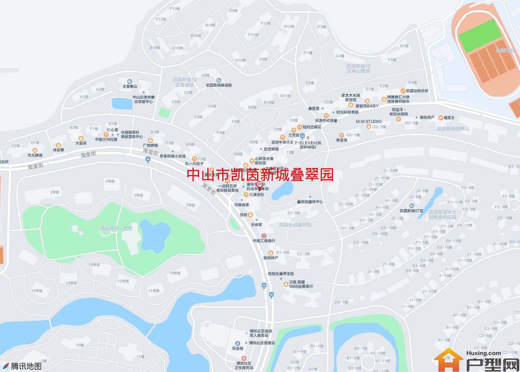 凯茵新城叠翠园小区 - 户型网