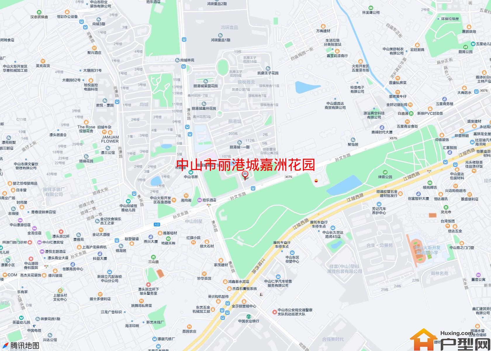 丽港城嘉洲花园小区 - 户型网