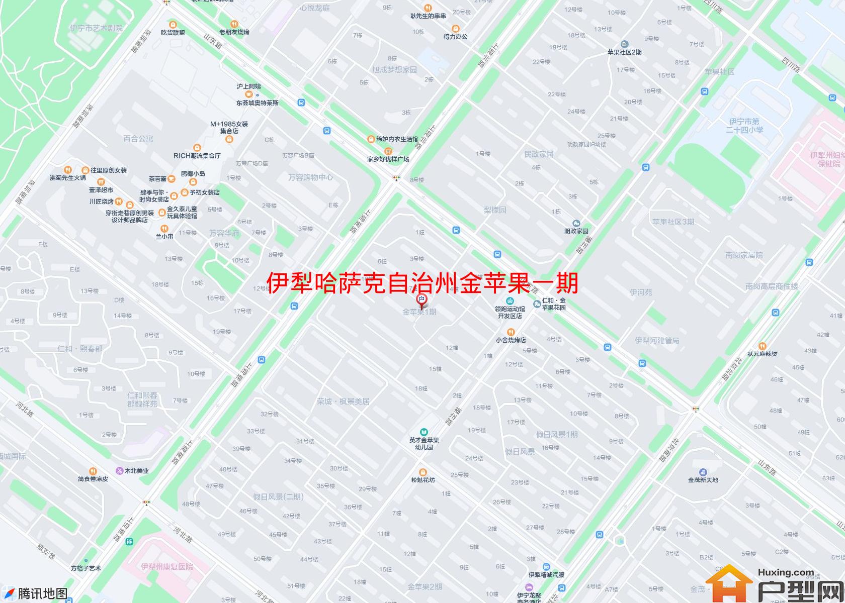 金苹果一期小区 - 户型网