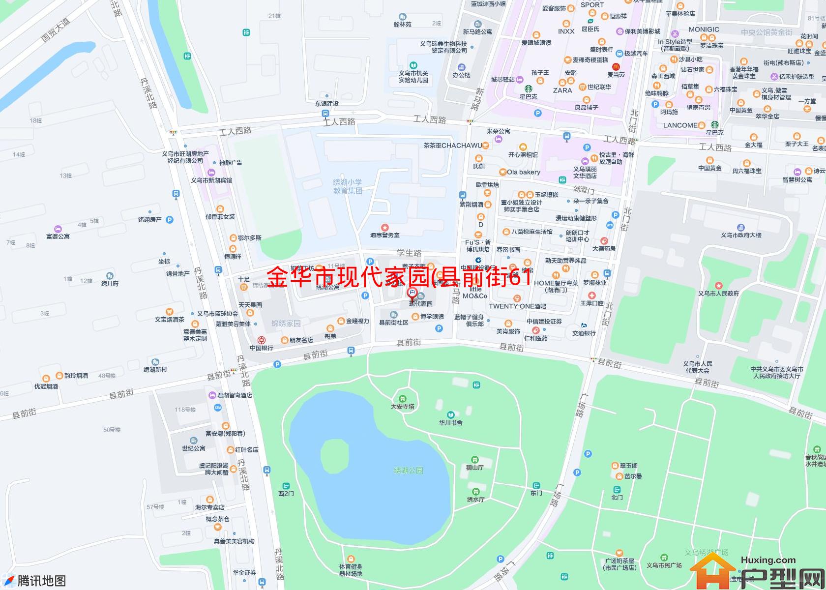 现代家园(县前街61-19号)小区 - 户型网